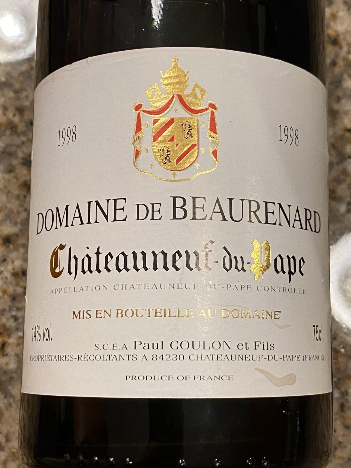I ordered a 2019 Domaine De Beaurenard Chateauneuf Du Pape “Boisrenard” ($80) but received this 1998 instead. Good or bad? I ordered a 2019 Domaine De Beaurenard Chateauneuf Du Pape “Boisrenard” ($80) but received this 1998 instead. Good or bad?