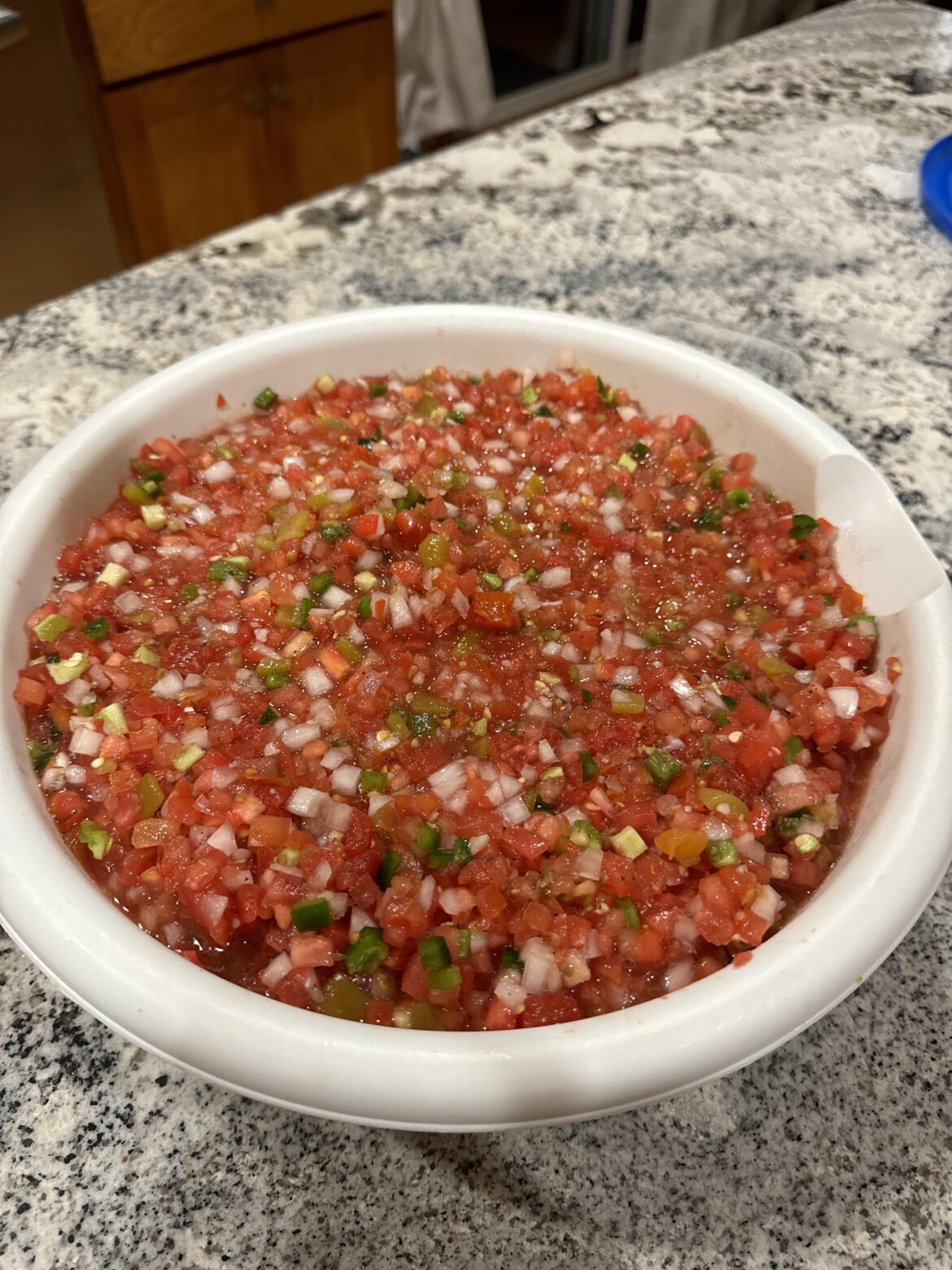 Homemade Chunky Salsa with Jalapeños