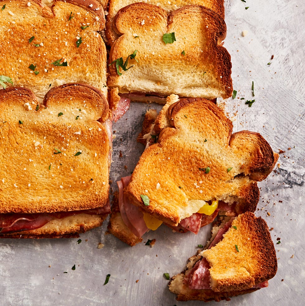 sheet pan italian subs