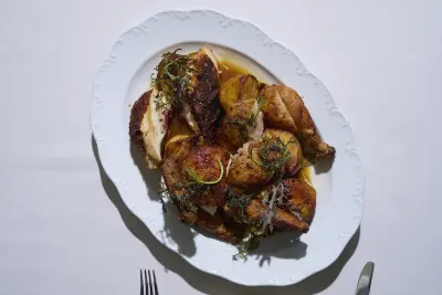Roast chicken from Shirley Brasserie