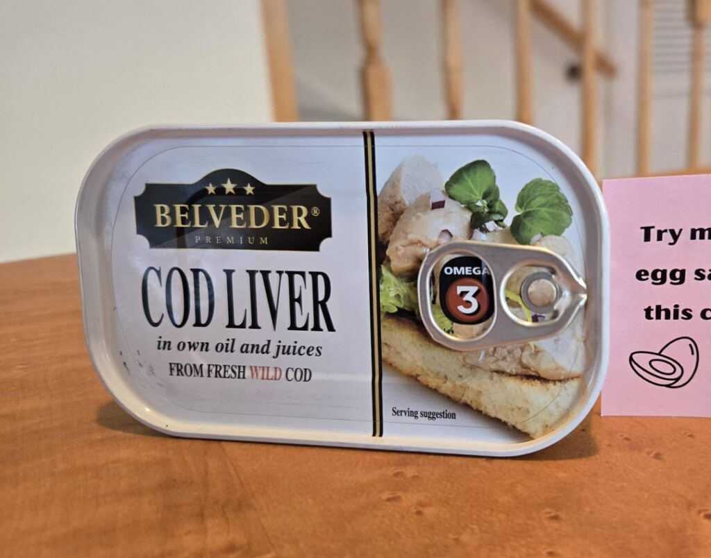 RTG cod liver idea FTW! 😋 RTG cod liver idea FTW! 😋