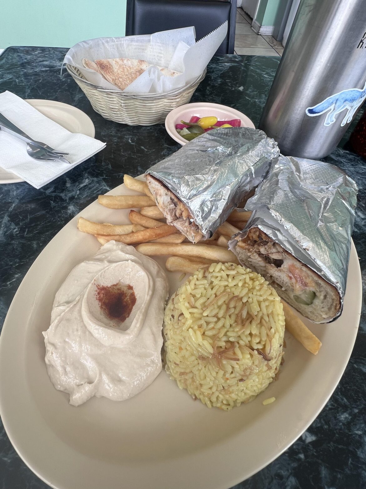 Garlic Chicken Sandwich from Kobe Factory (Syrian)