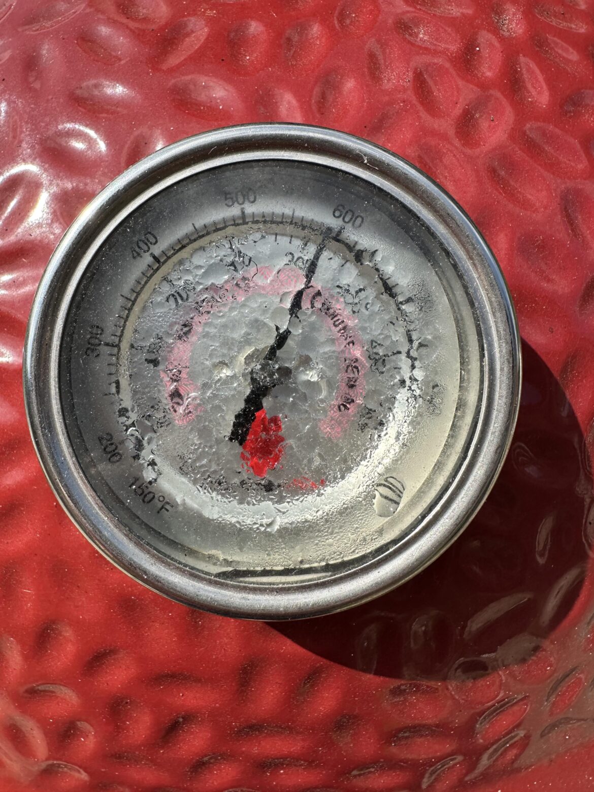Dome thermometer condensation