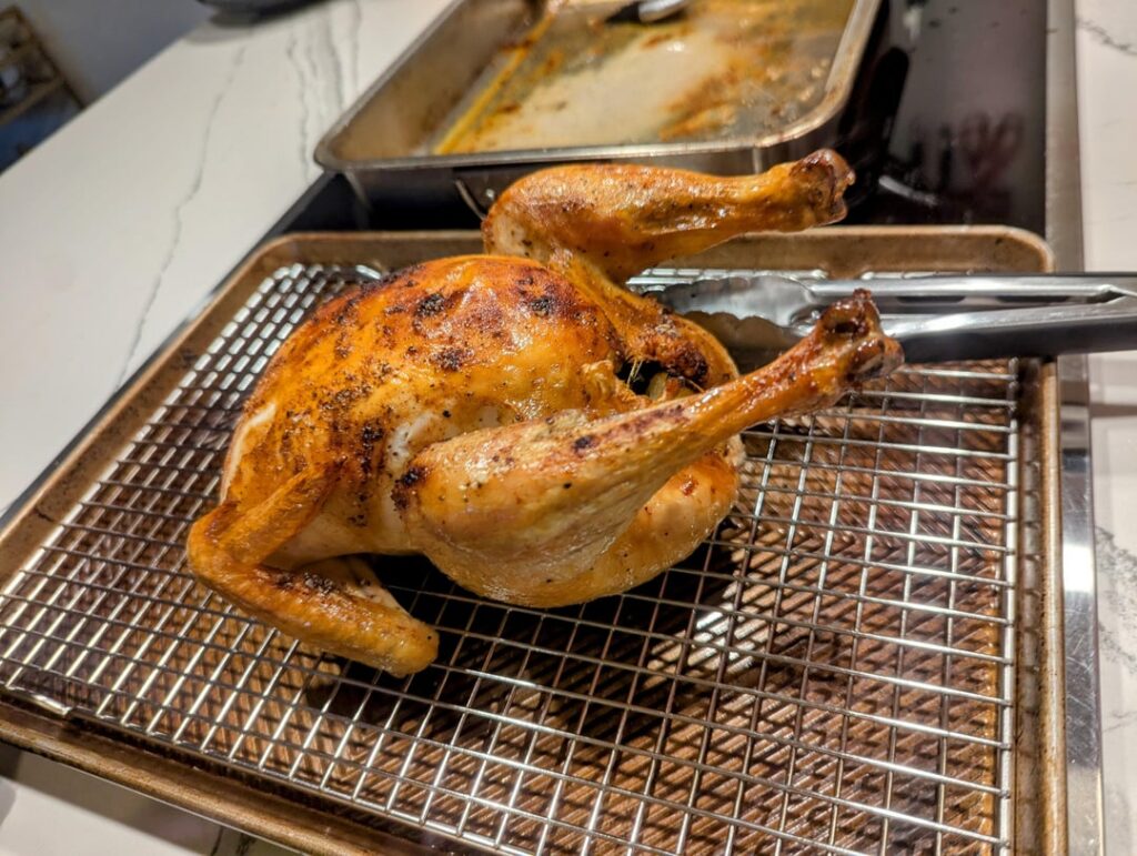 My husband roasted a chicken!