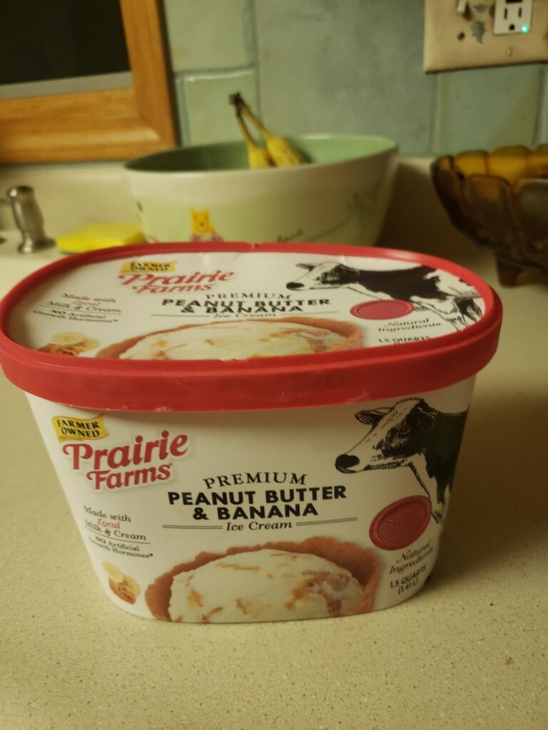 the best peanut butter ice cream I've ever had