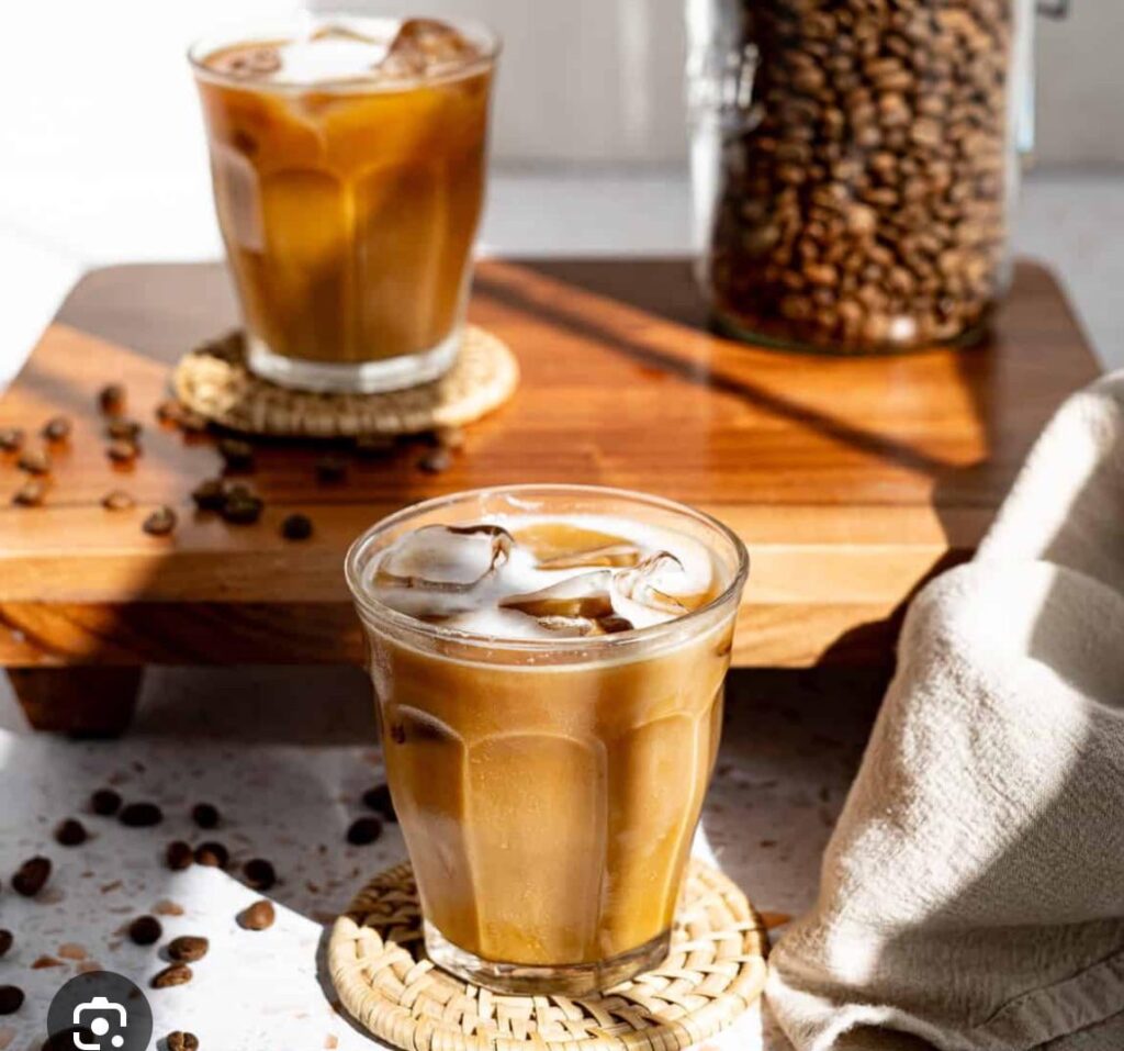 Standard way to order a latte that is not milky