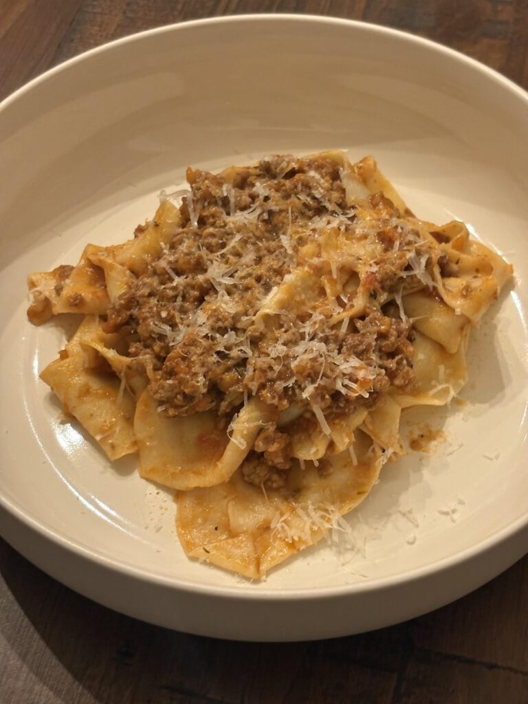 First attempt at Pappardelle w/ a Duroc Ragu