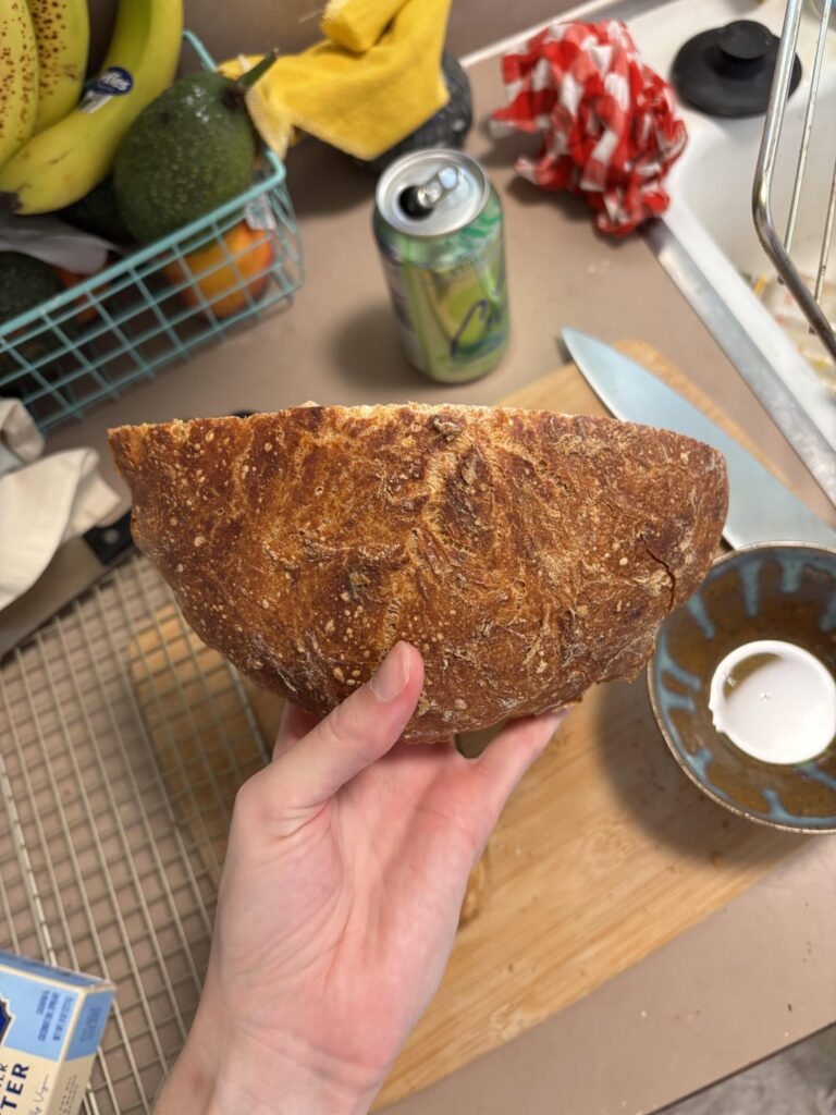 my first loaf ever!!