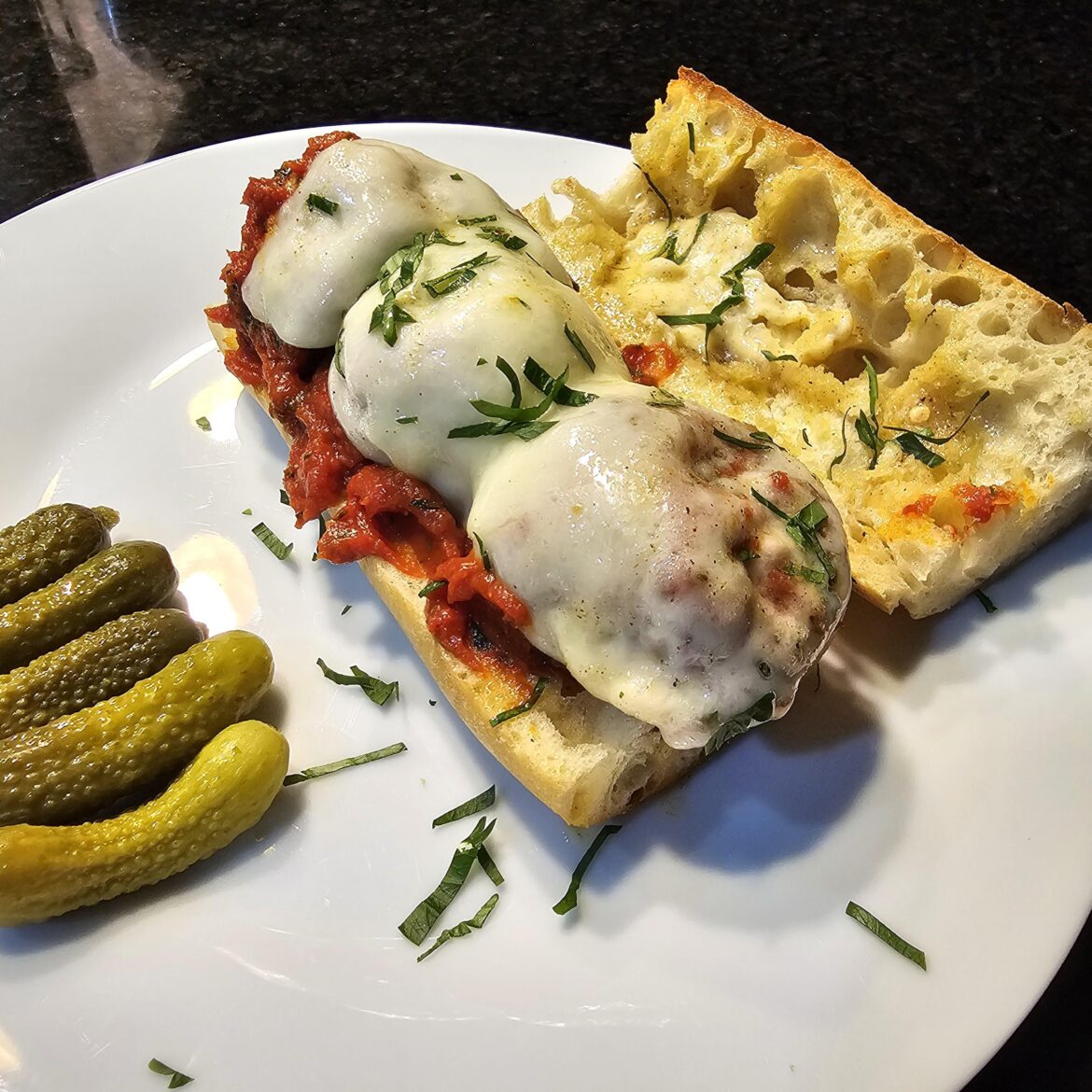 [Homemade] Meatball sandwich
