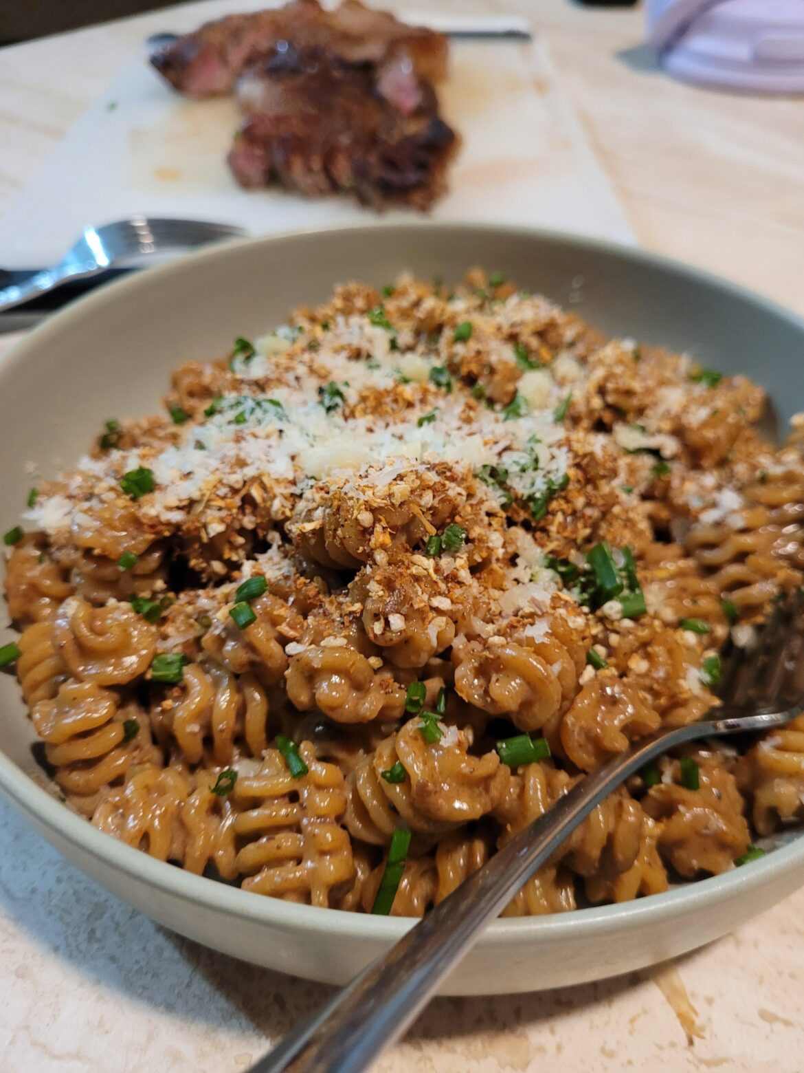 Black Garlic and Lemon Radiatori