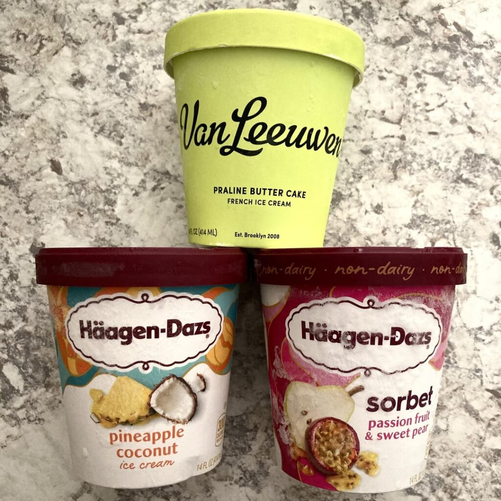 VL Praline Butter Cake, HD Pineapple Coconut, HD Passionfruit & Sweet Pear - great across the board!