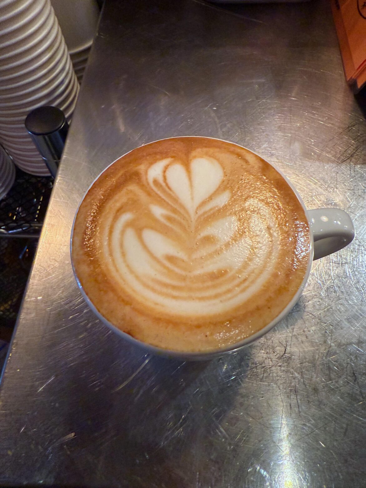 I had my butler make me an goat milk cappuccino