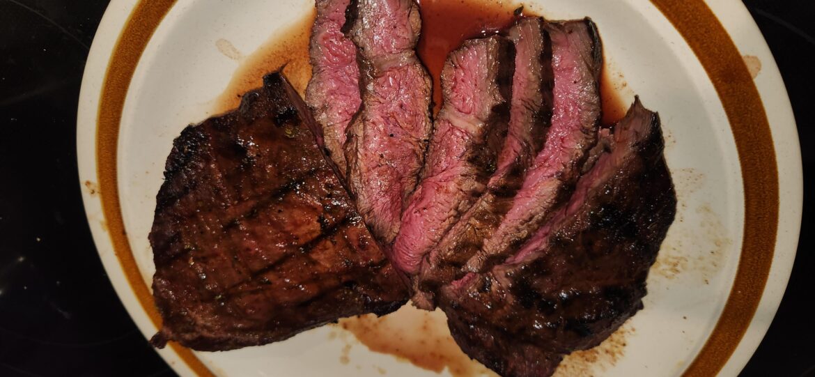 Marinated flank, delicious!