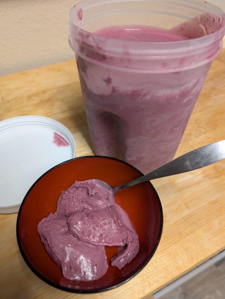 Oregon Grape/Aquifolium ice cream