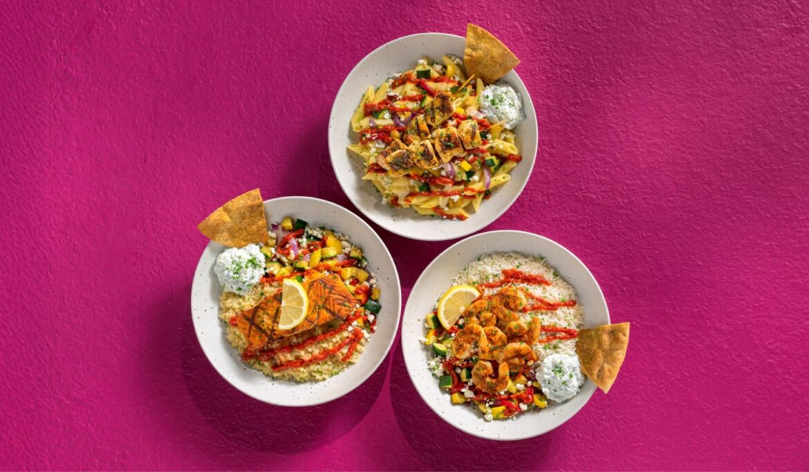 Taziki’s Expands Menu with Customizable Kýpelos Bowls Kýpelos bowls from Taziki's.