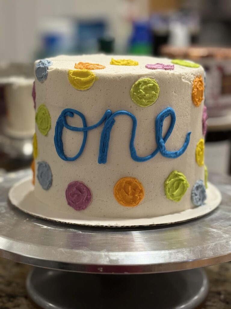 Smash cake and matching big one for everyone else