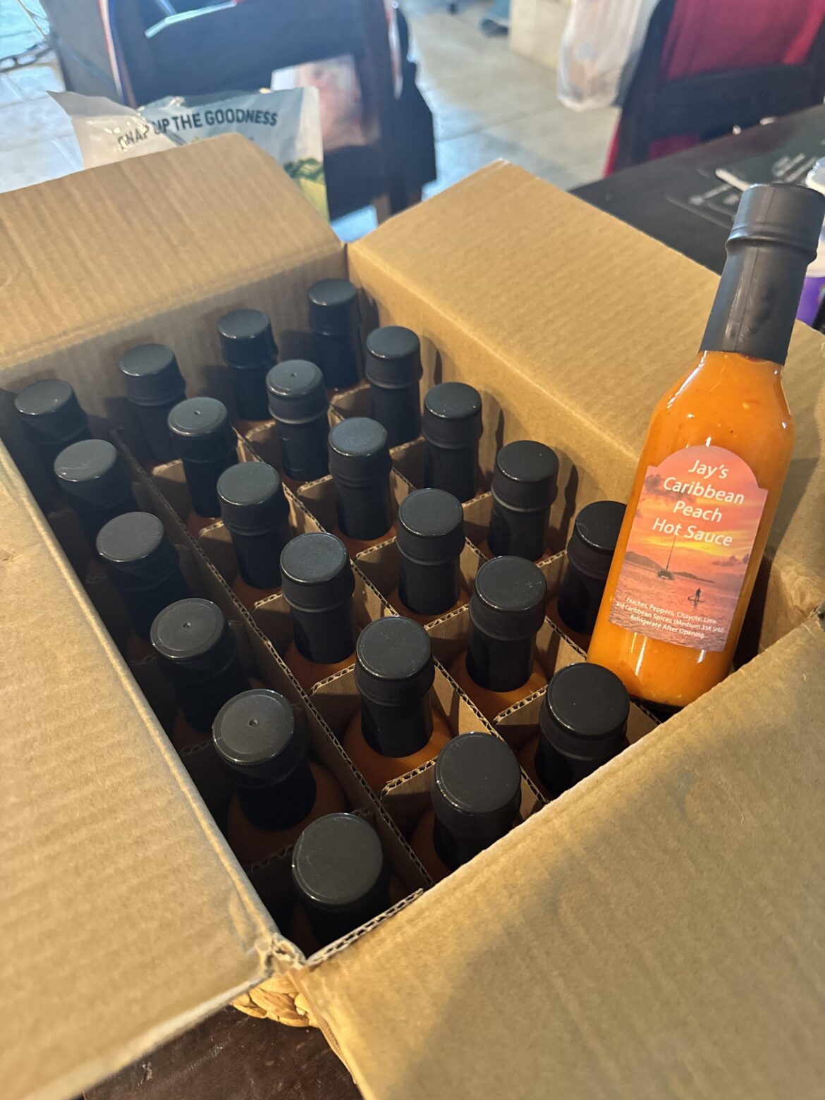First hot sauce bottled up