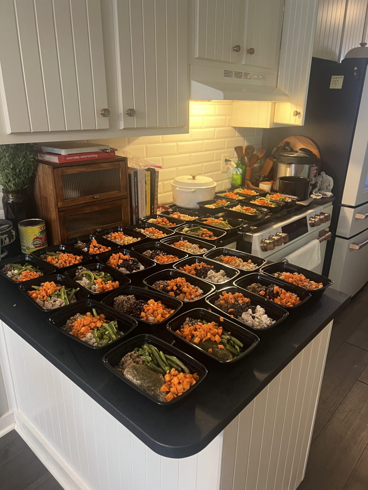 Meals for my husband while I am out of the country