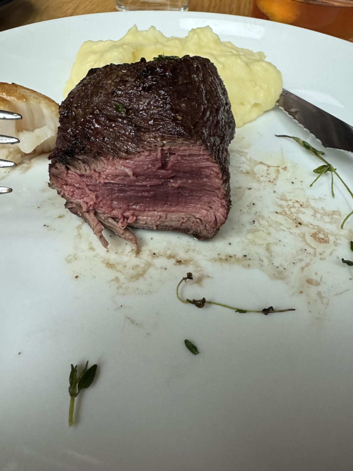 Went to a fancy steakhouse and ordered medium rare. What do we call this everyone?