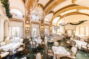 Grand interiors at tea hotspot The French Room in Dallas