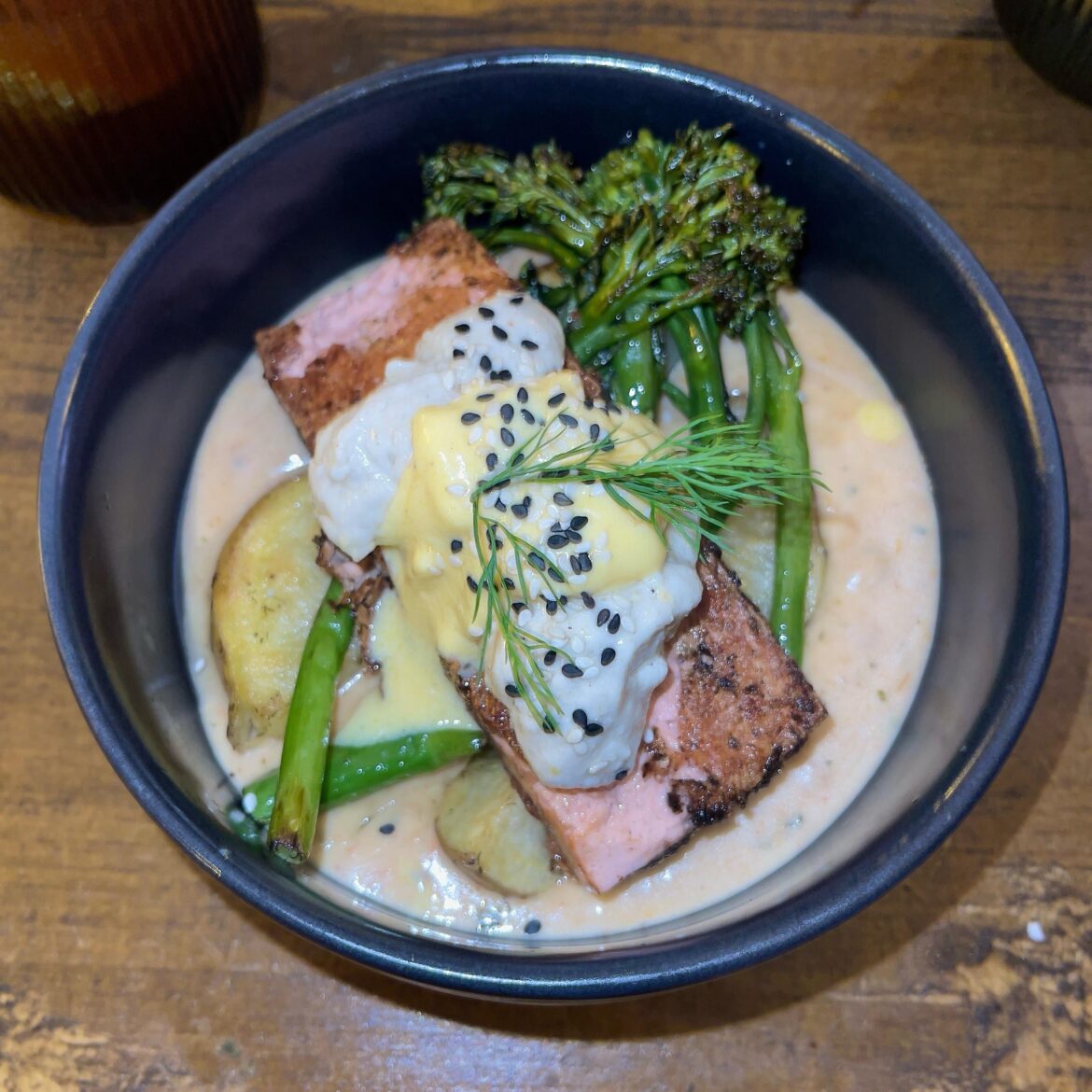 Vegan Salmon at Meet Vegano in Málaga, Spain