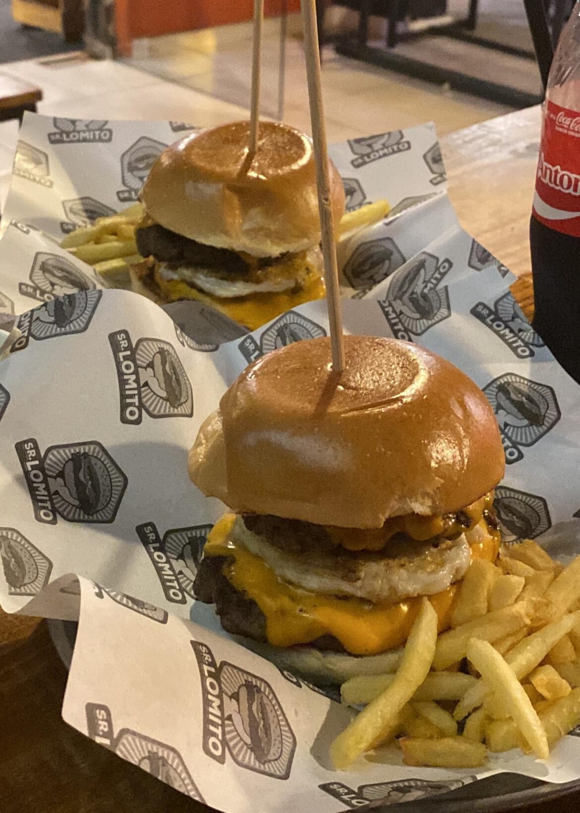 The burger is better when it has cheddar.