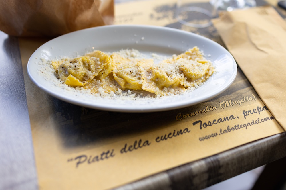 Tortelli di patate fatti in casa de La Bottega del Cornocchio in Mugello