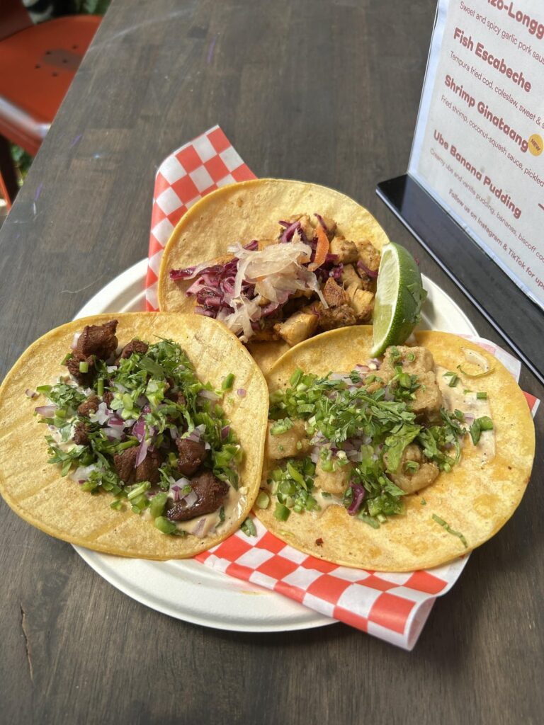 Filipino taco pop up near ossington and bloor