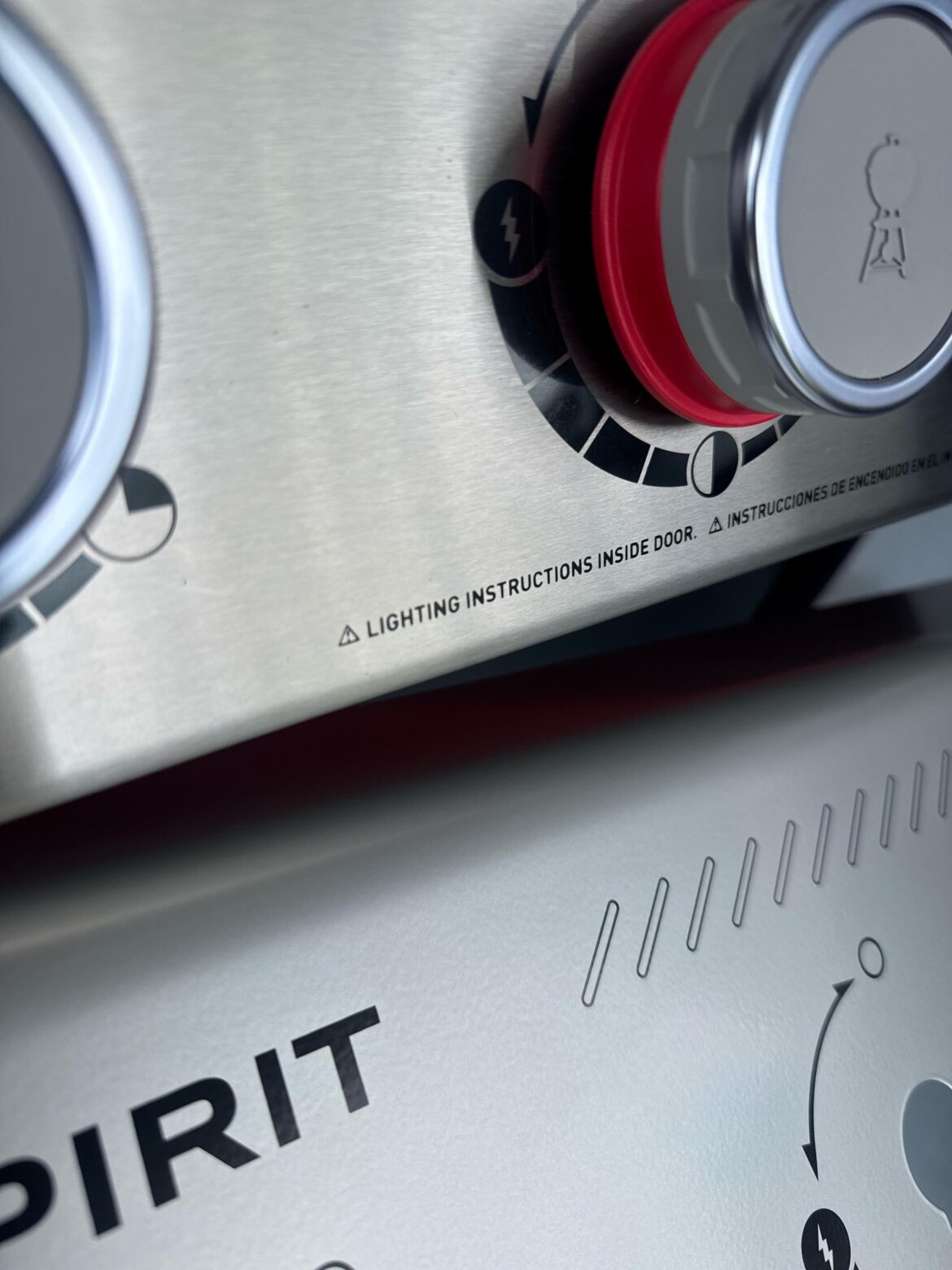 Having issues with Weber Customer service. I have the Weber EP 435 that comes with brushed stainless steel control panel. Mine came scratched out of the box they send me one but the material is not the same it’s like silver paint with an orange skin surface instead of the brushed raw metal.