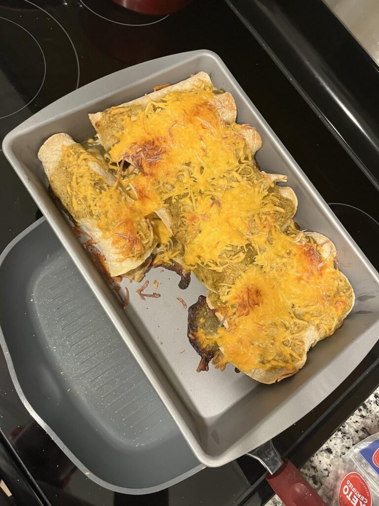My attempt at making enchiladas from the post