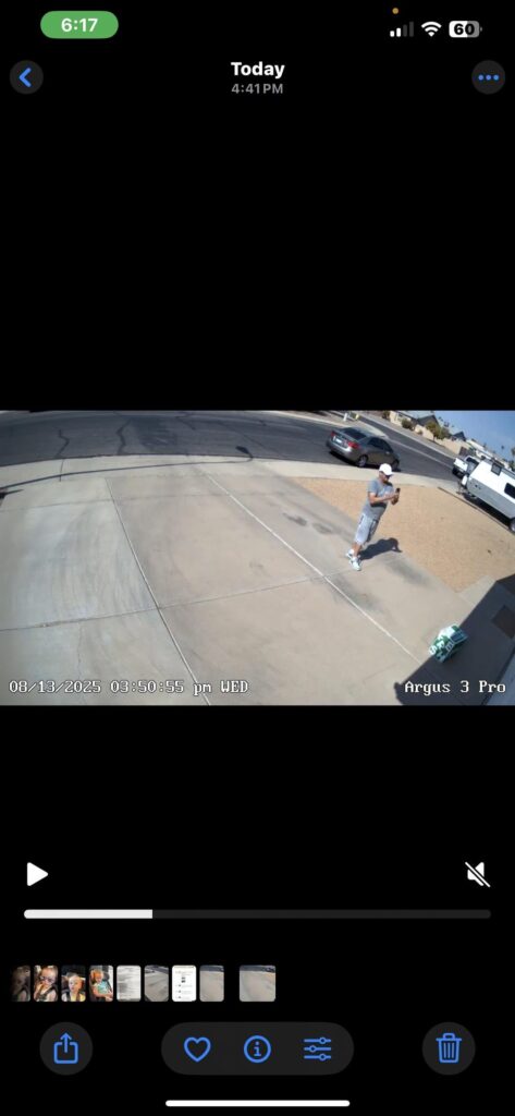 Delivery Driver was hungry! Delivery Driver was hungry!