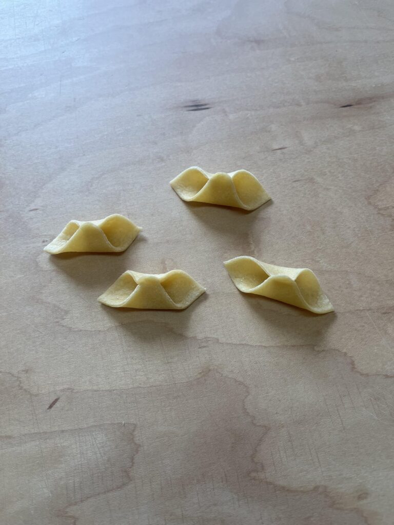 Garganelli Pizzicata with sun dried tomato pesto