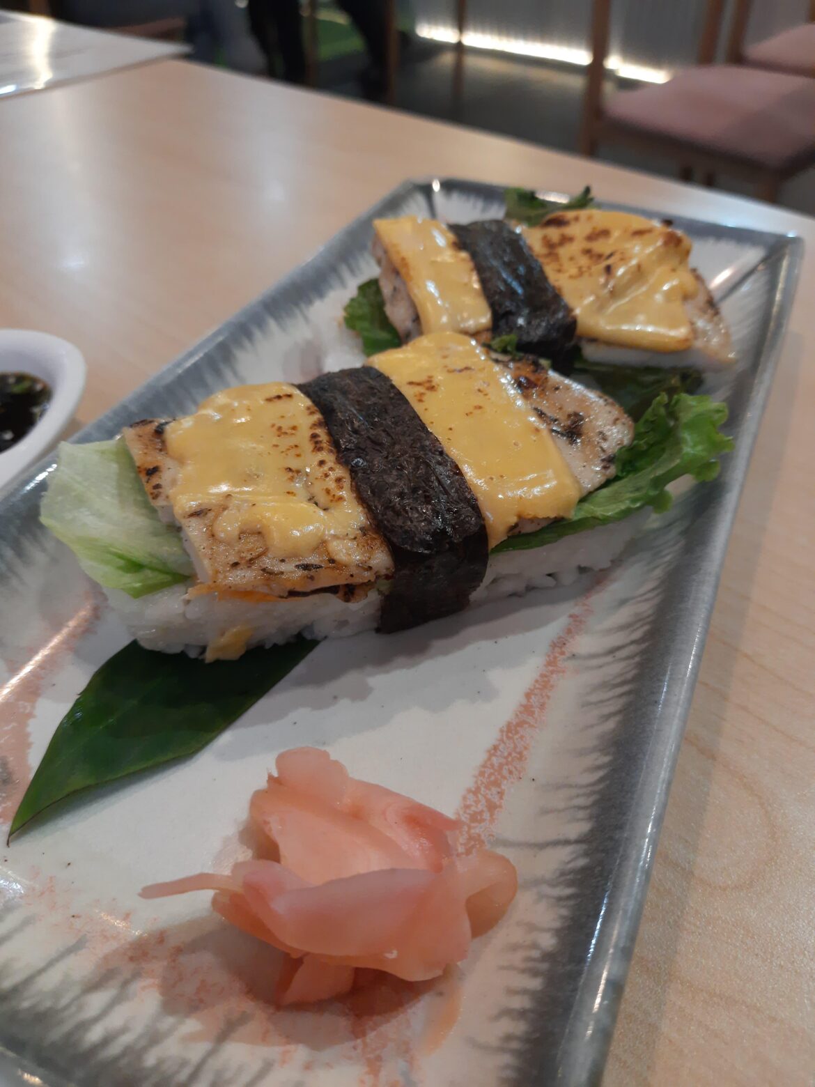 Last weekend I had this Grilled Chicken Cheese Musubi & it was just Dreamy