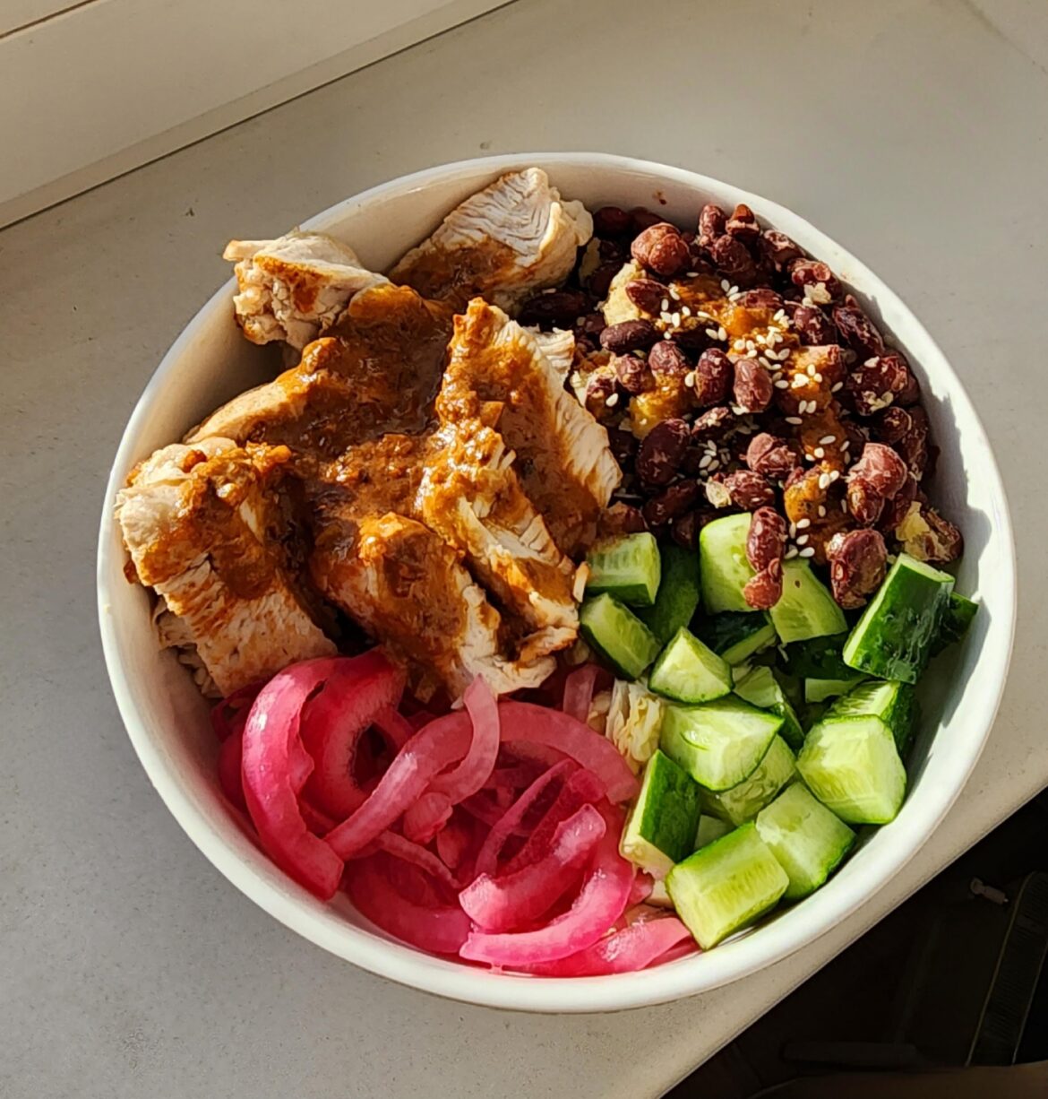 When I don't feel like cooking I make a turkey salad