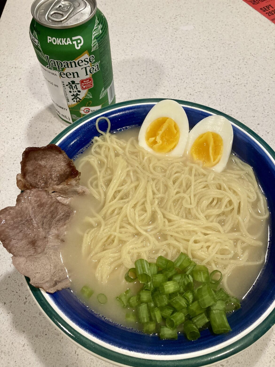 I’m slowly evolving from instant ramen cups to buying frozen noddles and adding toppings