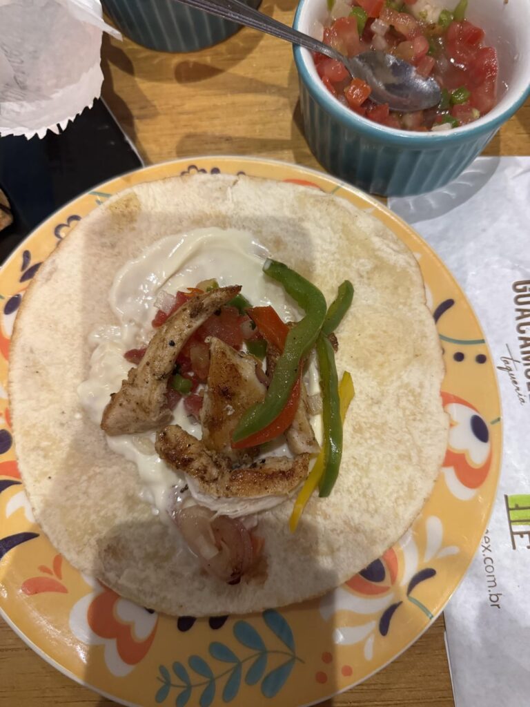 calories in this small fajita?