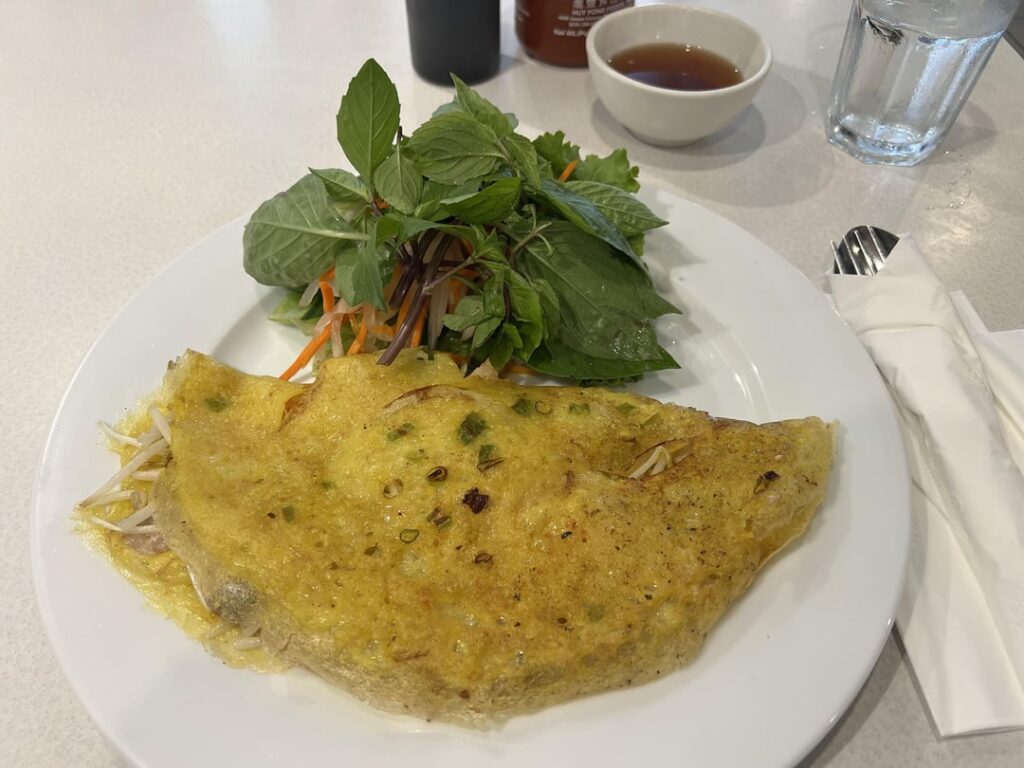 Bep Viet - Ban Xeo, Bun with Beef betel leaf