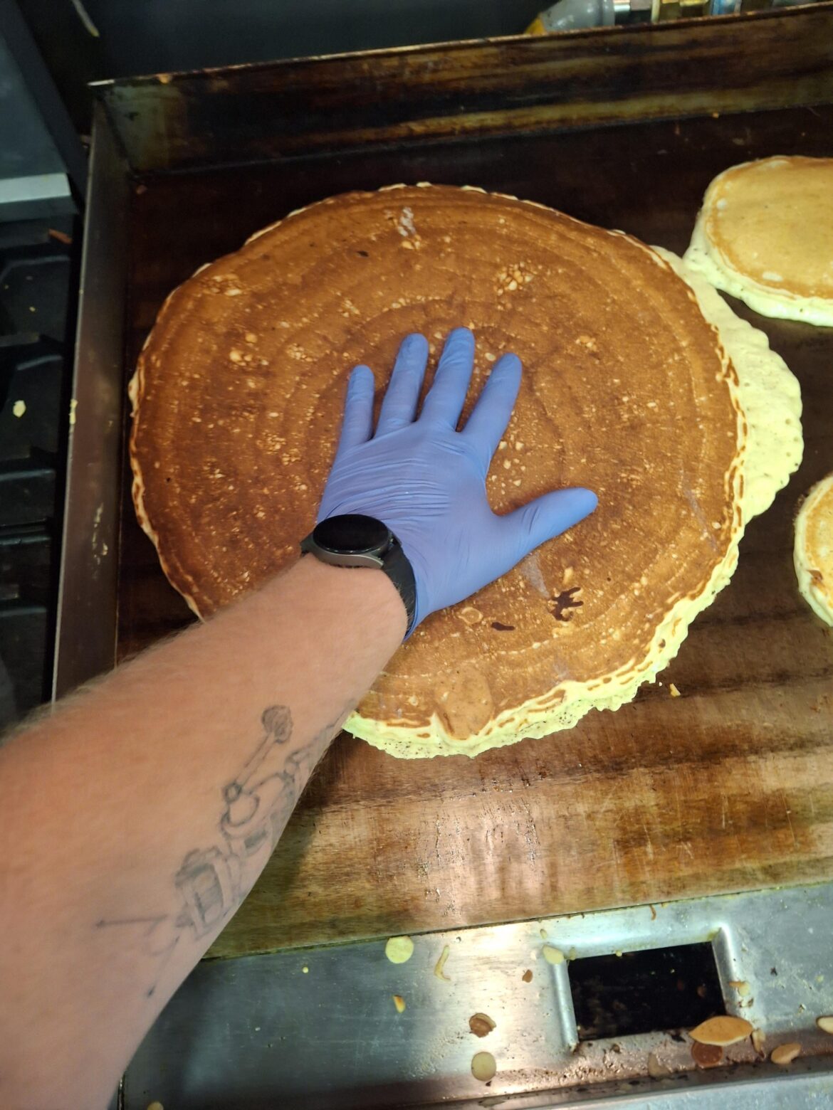 That big pancake the other day was cute and all, but I have this on my menu