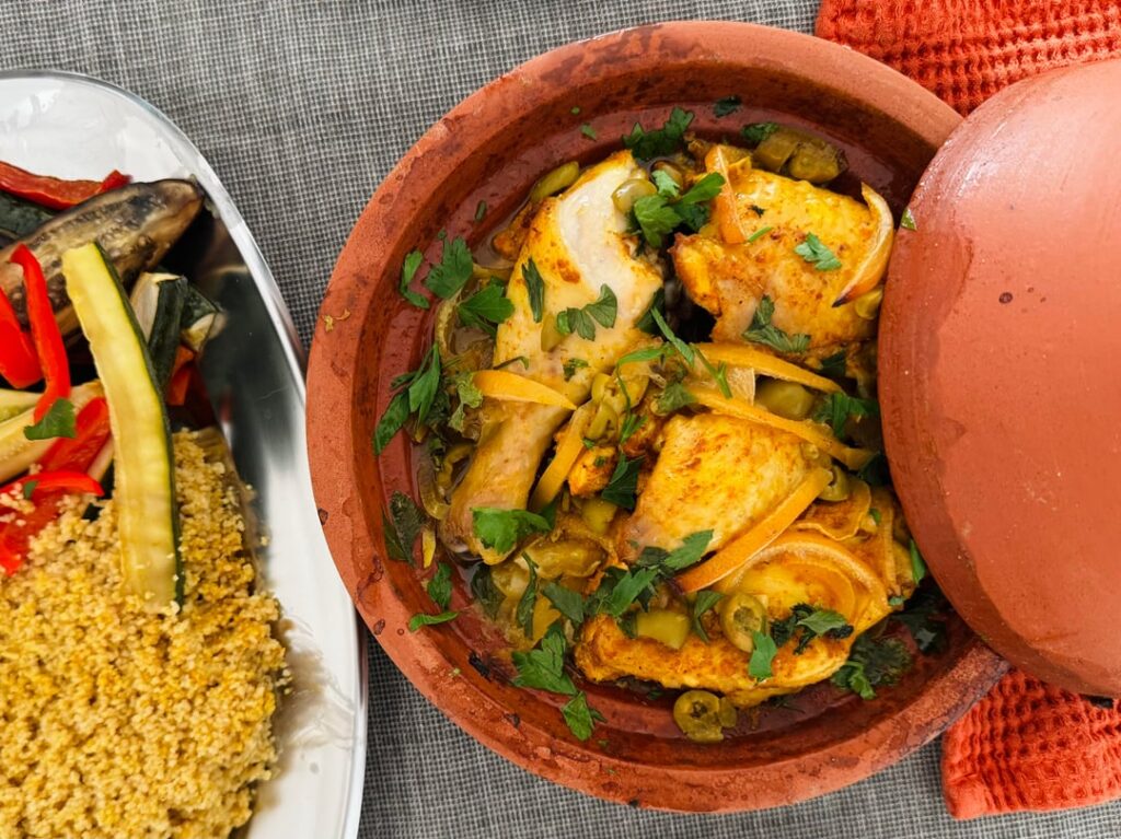 Chicken, Olives and Preserved Lemon Tagine