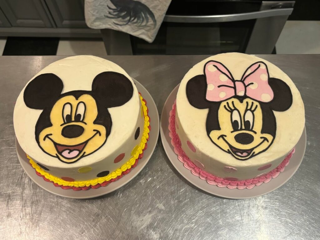 5th birthday cakes for my twin niece and nephew!