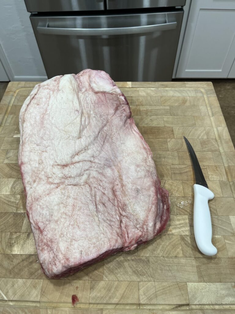 First Brisket on new offset First Brisket on new offset