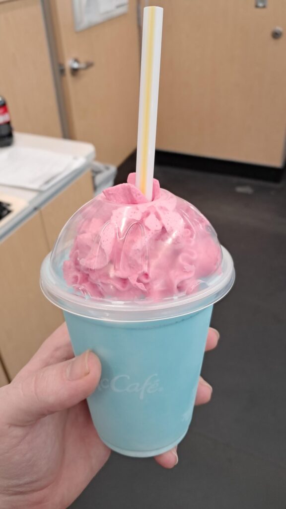 Uh yep, as expected, McDonald's new shake is premium ass