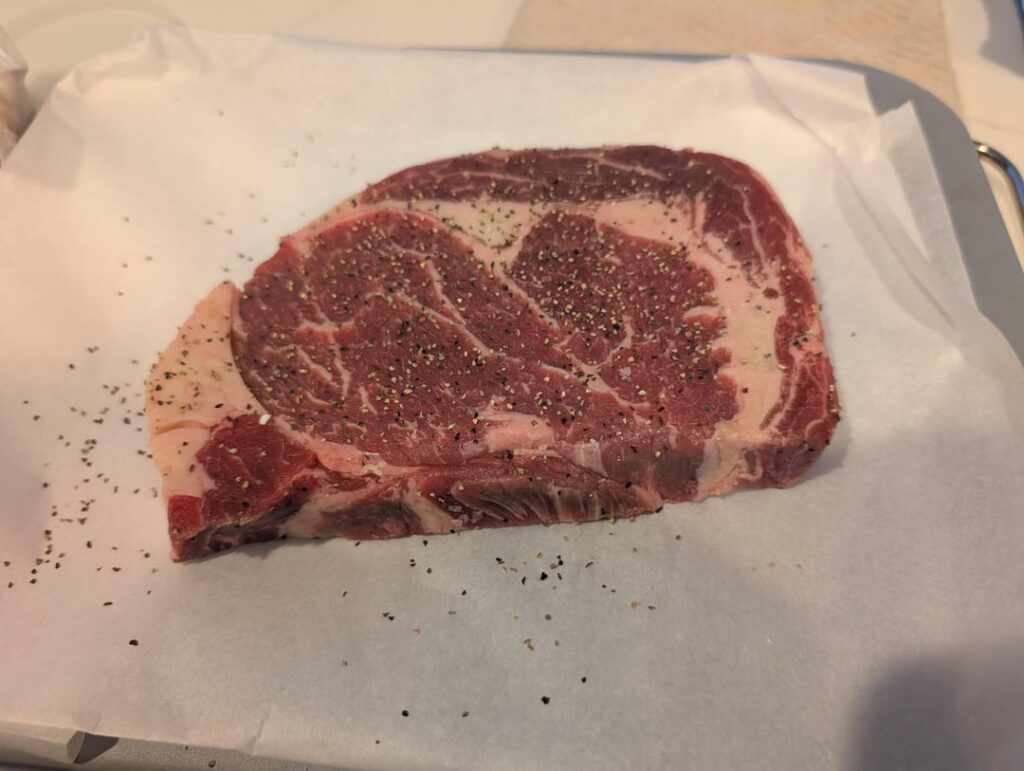 Breakfast Ribeye and Eggs