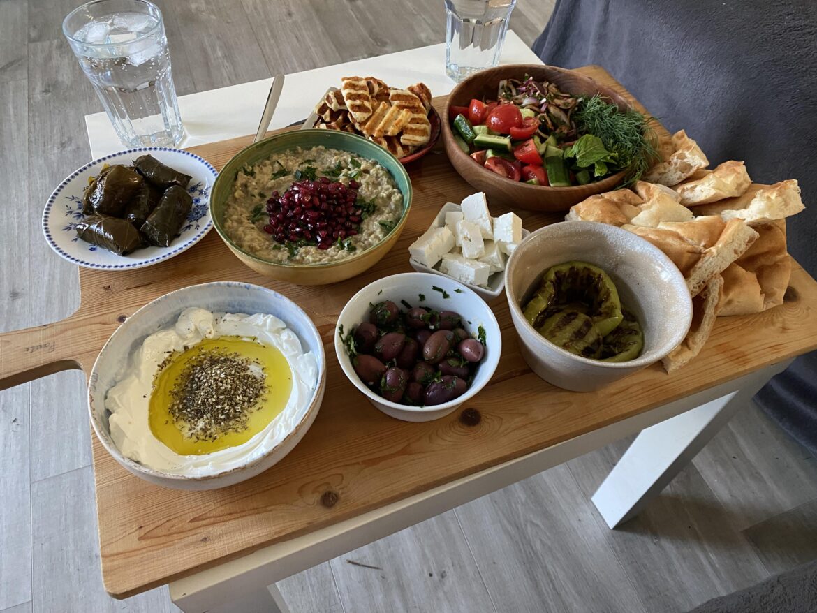 Mediterranean/Levantese Meze platter