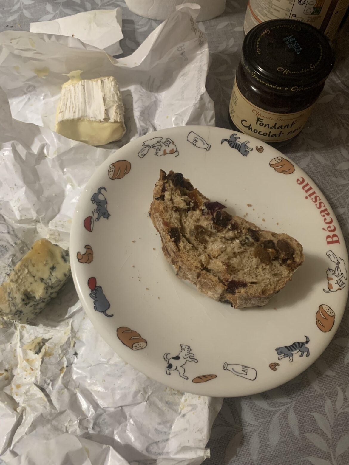 Day 43 France - cheese and chocolate combo 10/10