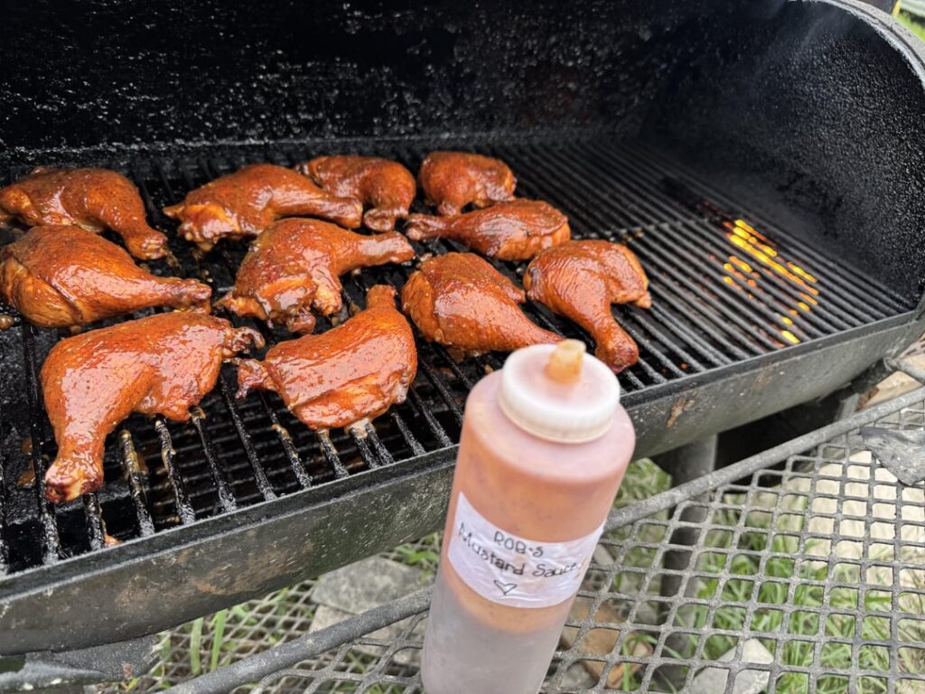 $8.88 bag of chicken quarters from my local grocery store.