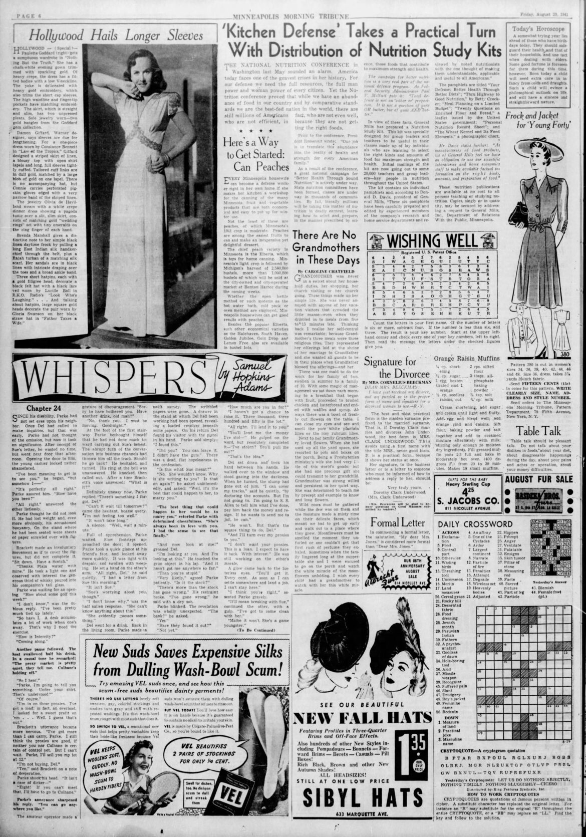 August 29, 1941: Orange Raisin Muffins