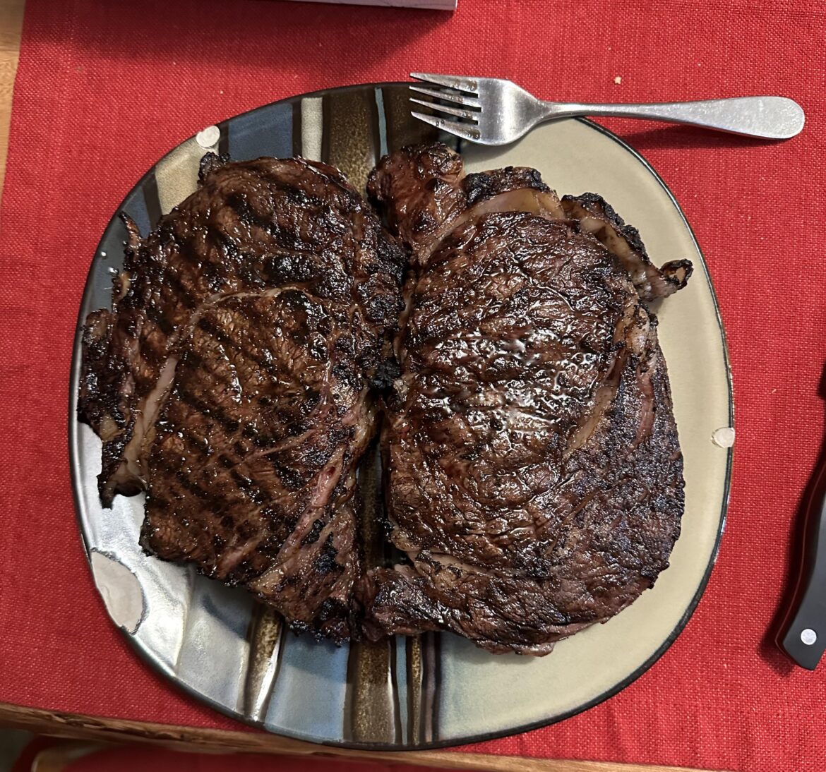 When I turned 50 I decided that my Birthday dinner would now be steak with a side of steak.