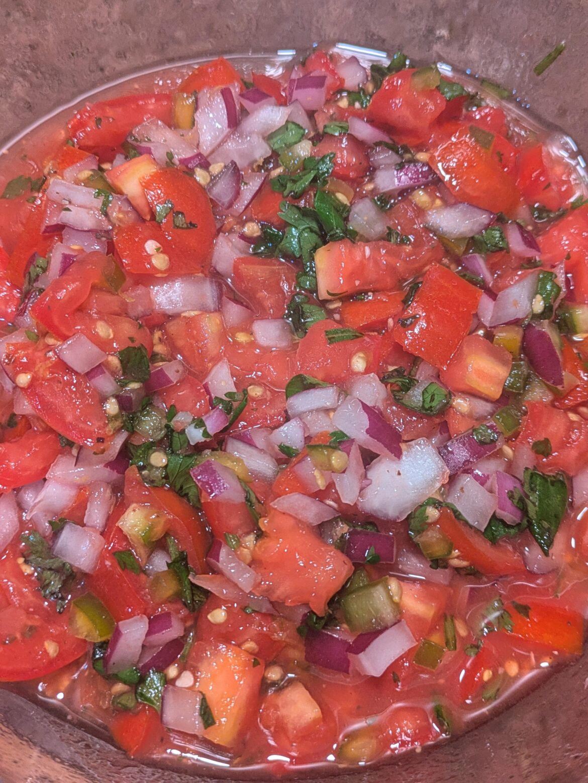 [homemade] Salsa from my garden