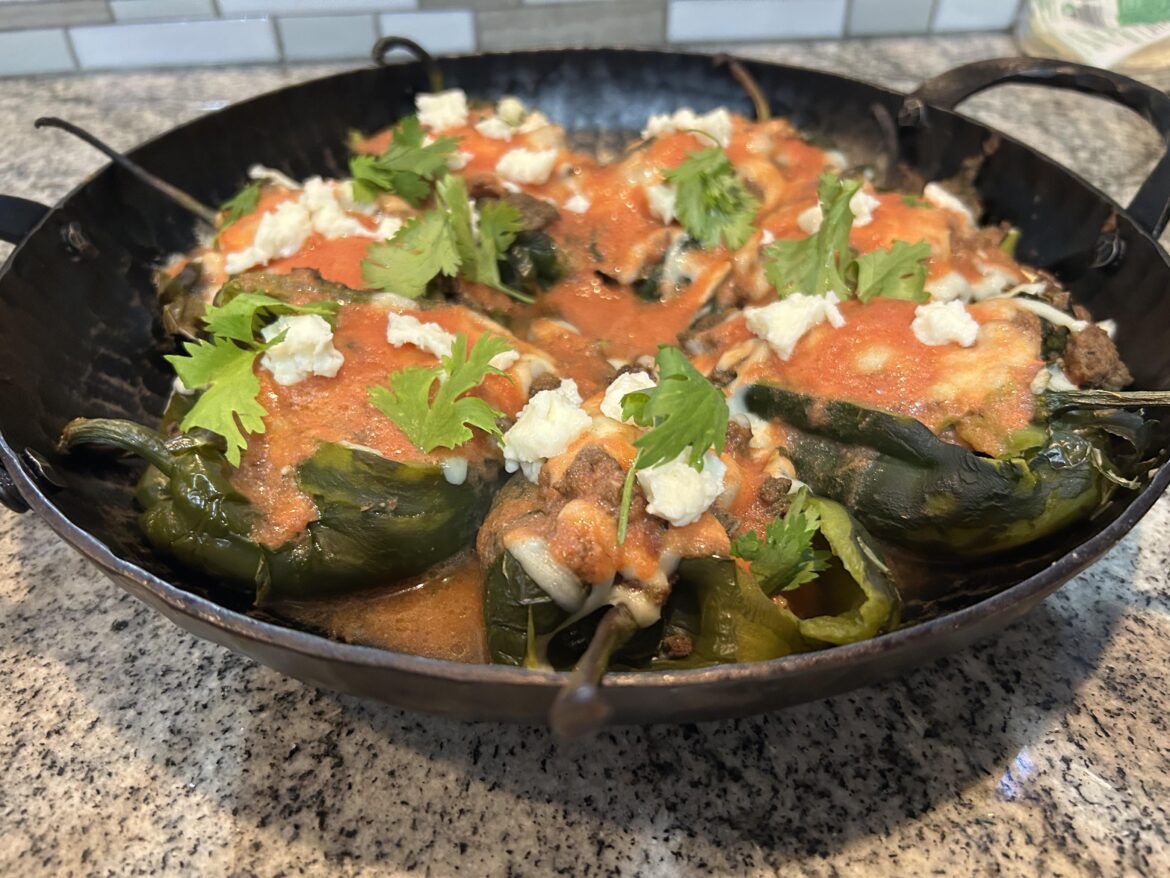 Venison Chile Rellenos